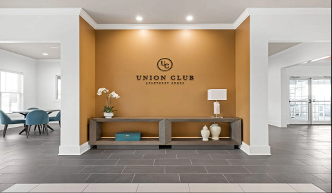 Union Club Apartments Clubhouse Entry 