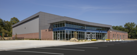 Denny Barrett Fieldhouse Exterior Entrance